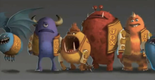 Illustration for article titled Watch Mike and Sulley pledge Monsters University's lamest frat